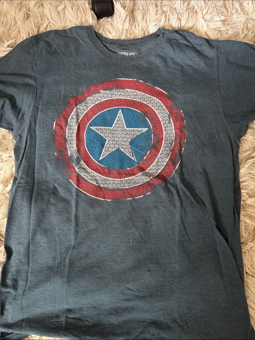 Marvel Captain America Shield Graphic T-Shirt